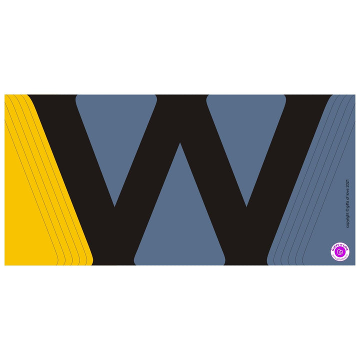 Monaco Initial Coffee Mug