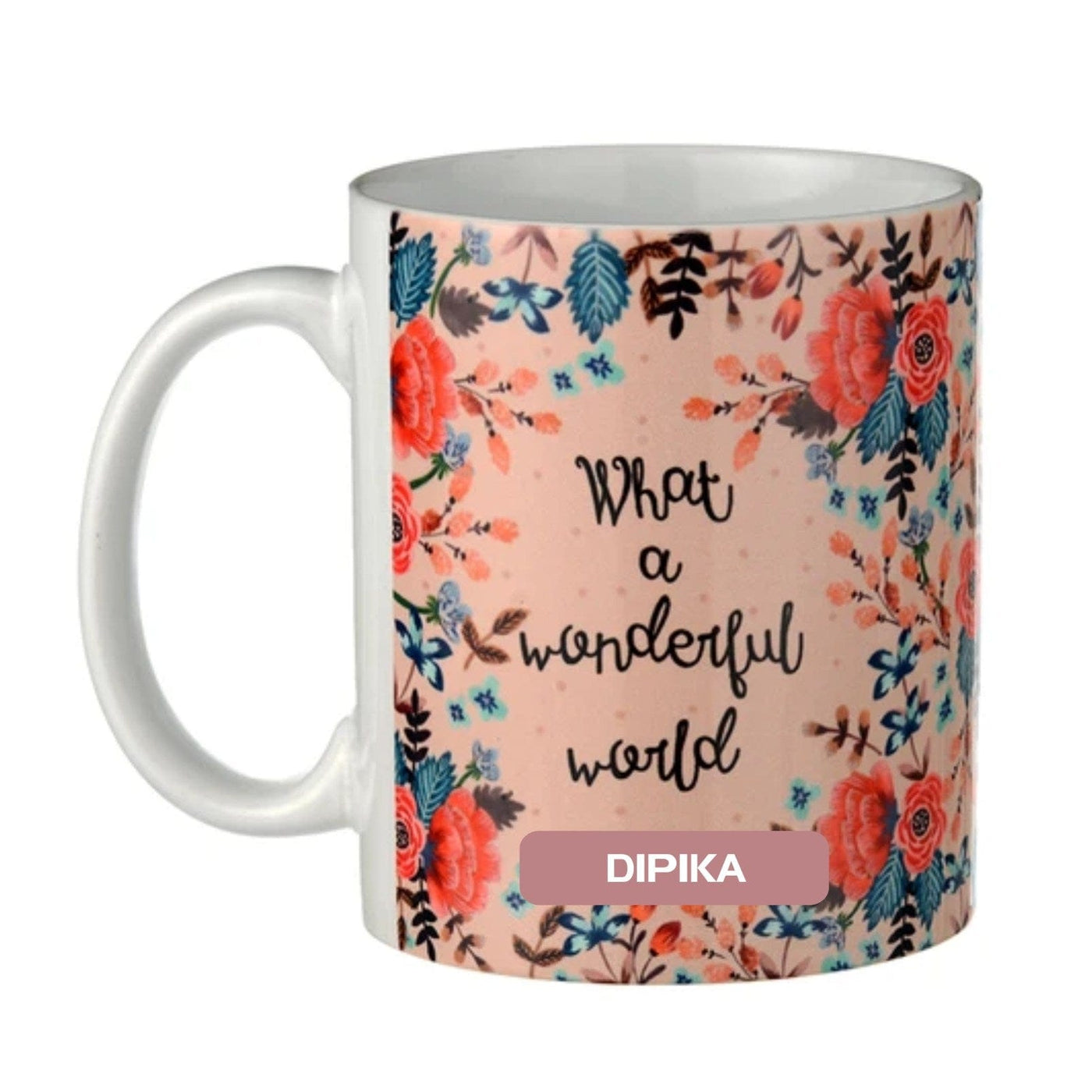Personalised Coffee Mug What a Wonderful World