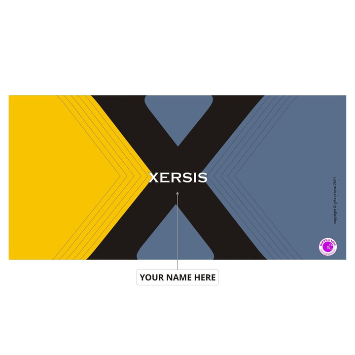 Monaco Personalised Initial Coffee Mug