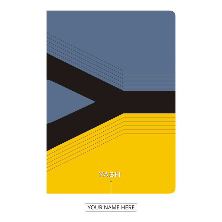 Monaco Personalised Alphabet Initial A-Z Notebook