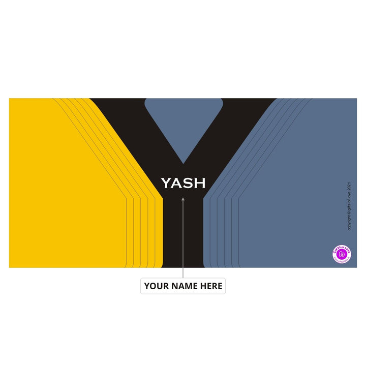 Monaco Personalised Initial Coffee Mug