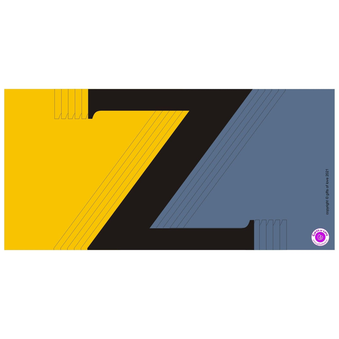 Monaco Initial Coffee Mug