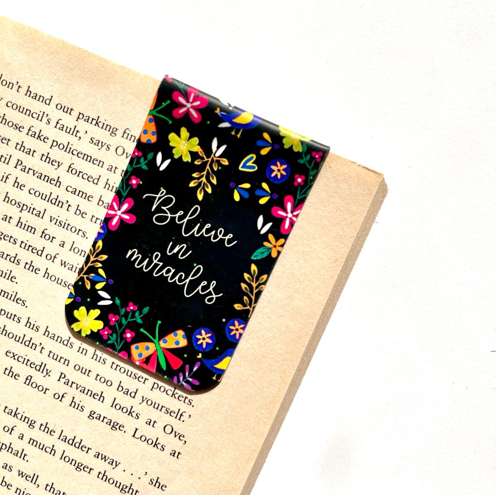 Believe in Miracles Magnetic Bookmark