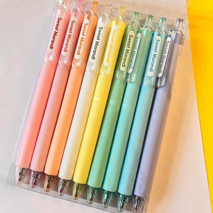 Gifts of Love | Rainbow Pastel Gel Pen | Set of 8 | 0.7 mm